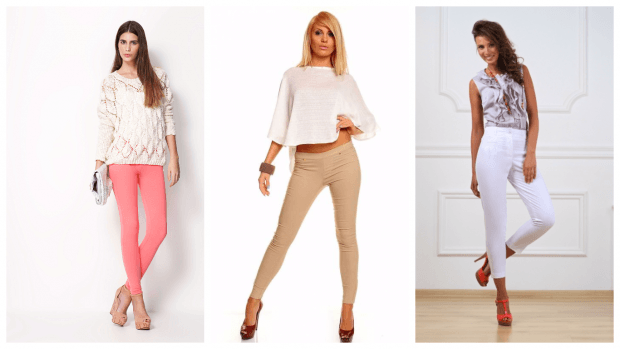 Модные женские брюки осень-зима 2021: классические розовые кремовые белые