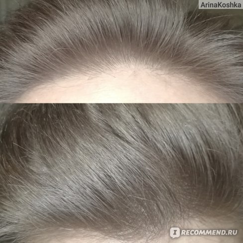 Высохшие волосы после тонирования 