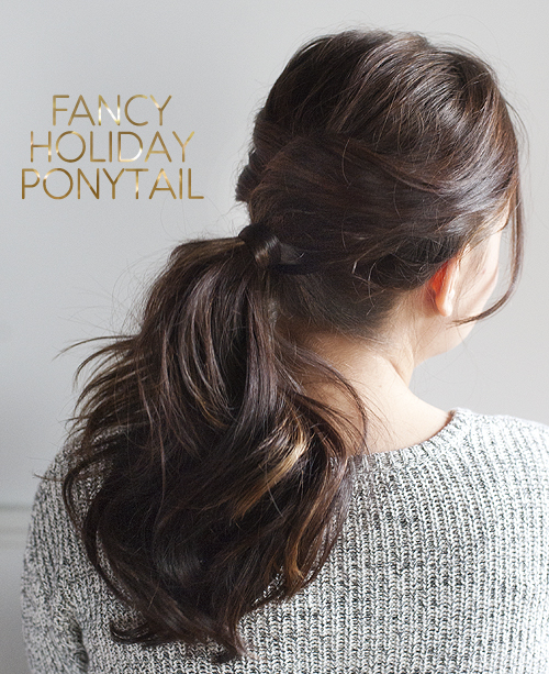 20 fancy holiday ponytail