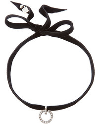 Черное бархатное ожерелье-чокер