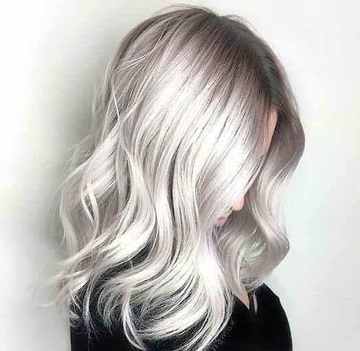 Холодный цвет волос для блондинок фото