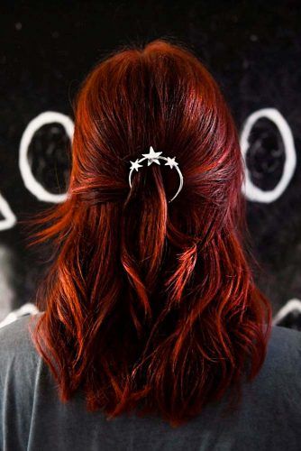 Coppery Red Glam #coloredhair #highlights