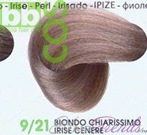 BBCos Keratin Color 9/21 очень светлый блонд фиолетово-пепельный