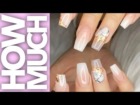 How Much - Tapered Square Ombre Transformation - Acrylic Nails