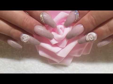 TAPERED SQUARE  OMBRE ACRYLIC NAILS