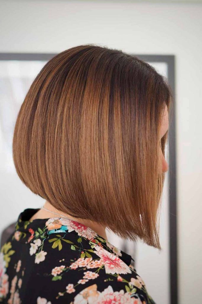 A-Line Bob With Copper Highlights