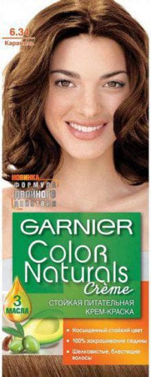 краска Гарньер Color Naturals 6.34 карамель