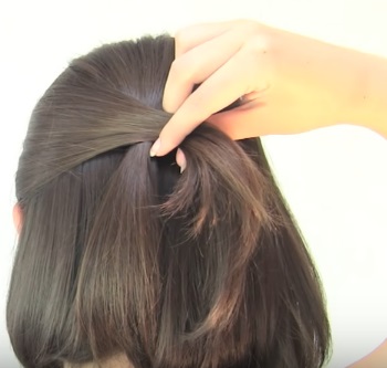 Ассиметричная причёска на короткие волосы - Шаг 3