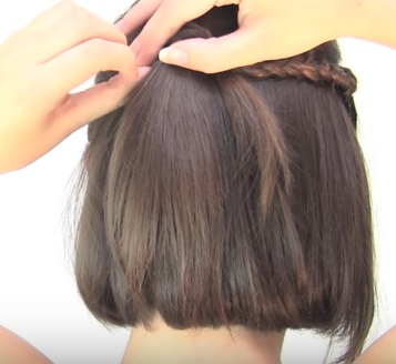 Ассиметричная причёска на короткие волосы - Шаг 6