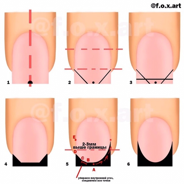 Как нарисовать френч на ногтях самой себе легко
