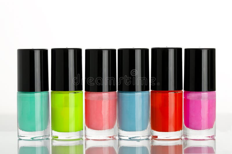 Nail polish stock photo