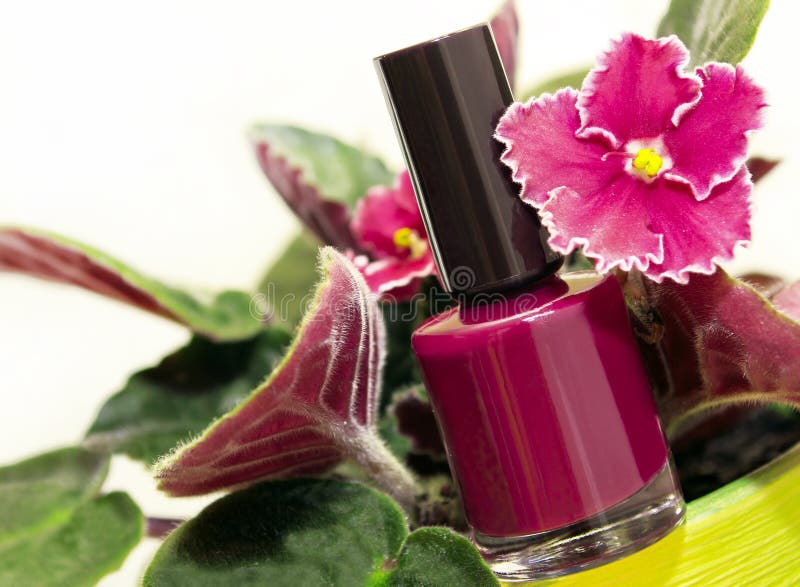 Varnishes for nails stock photography