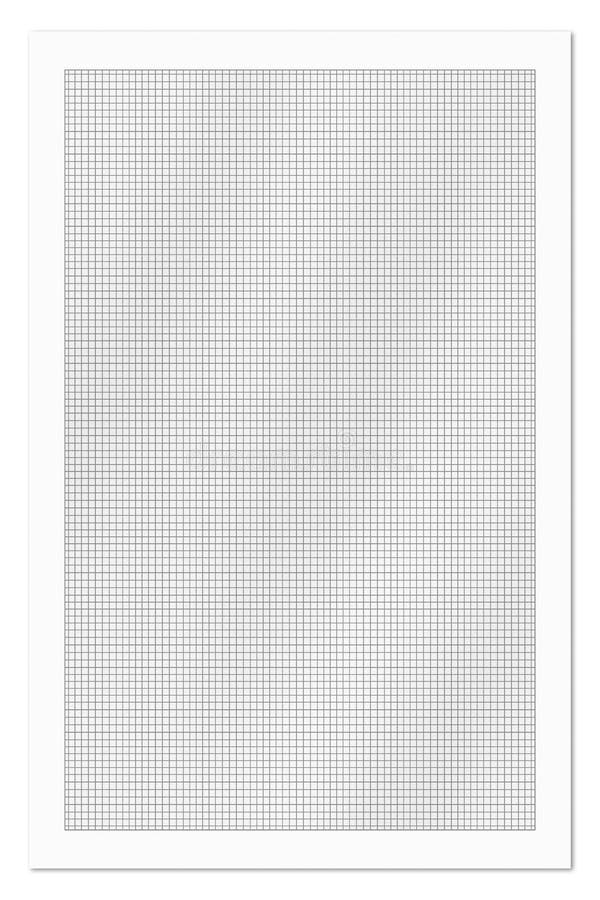 White squared page of paper royalty free stock image