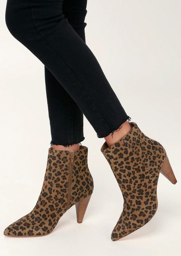 Модная обувь осень-зима 2020 2021: леопардовые на молнии