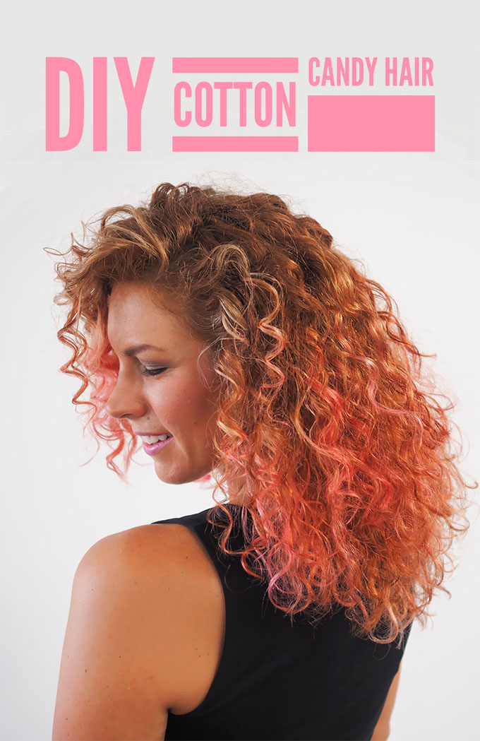 Hair Romance - How to DIY home hair colour - cotton candy hair