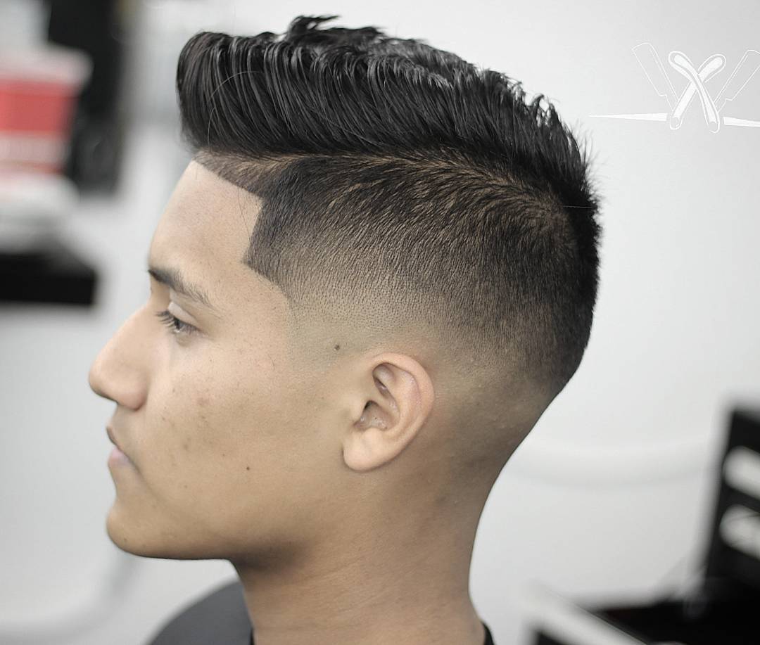 skin fade comb over haircut for summer