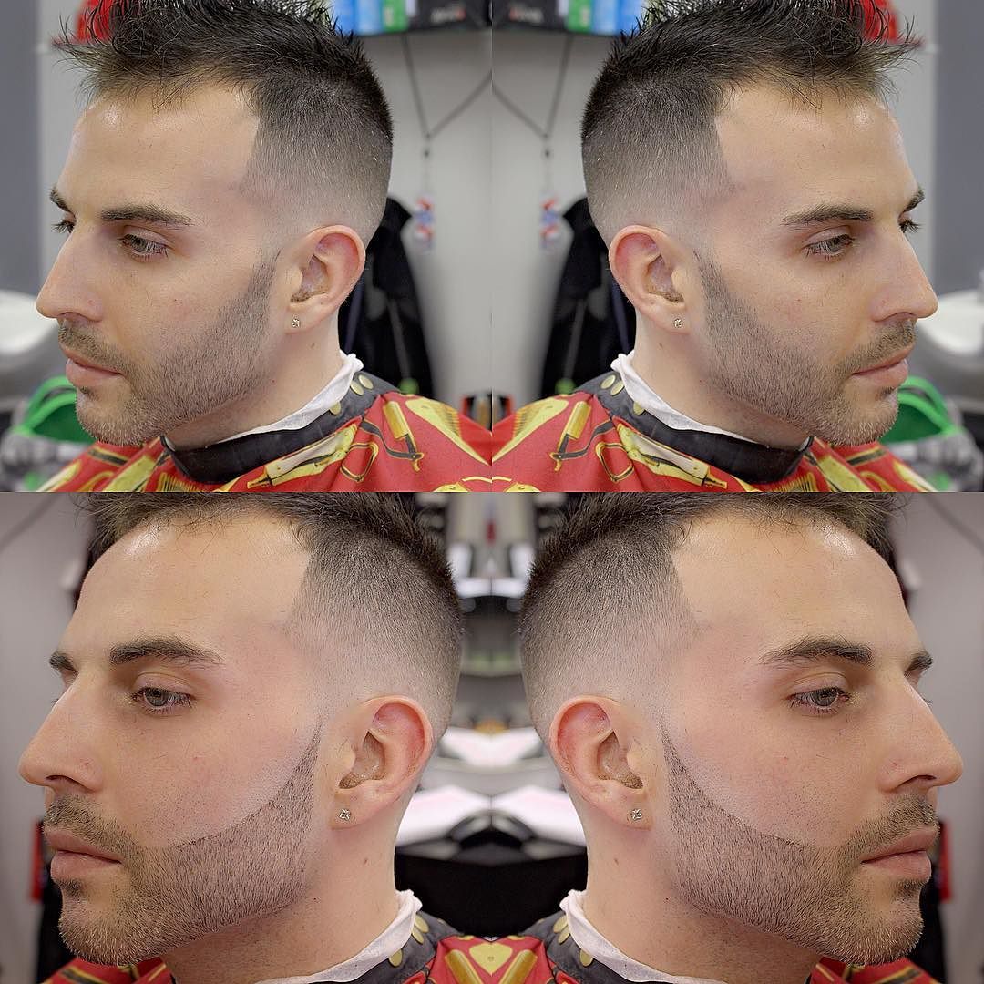 Faux-hawk haircuts for men with thin hair