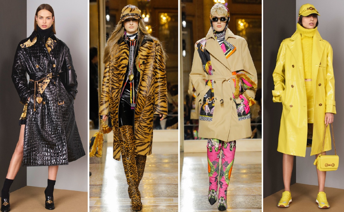 пальто и полупальто для модниц от бренда Kenzo - осень-зима 2018-2019