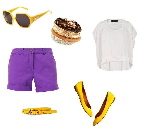 Yellow Shoes Outfit Combination 1